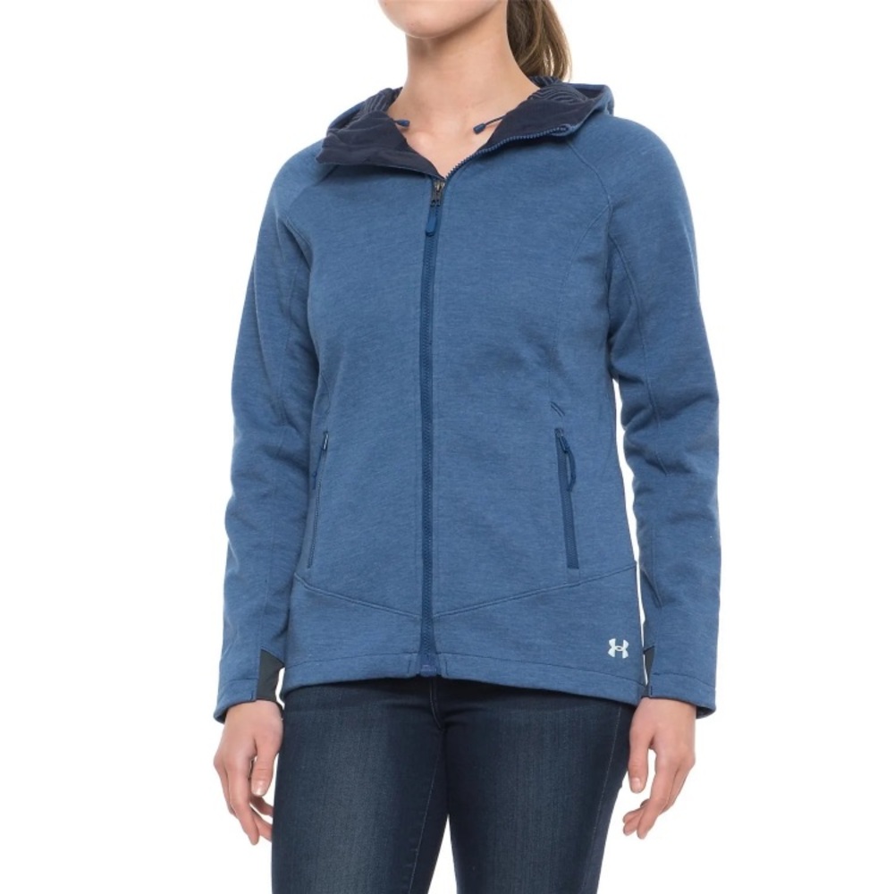NWT $125 Under Armour ColdGear Infrared Dobson Soft Shell Jacket HOOD XS